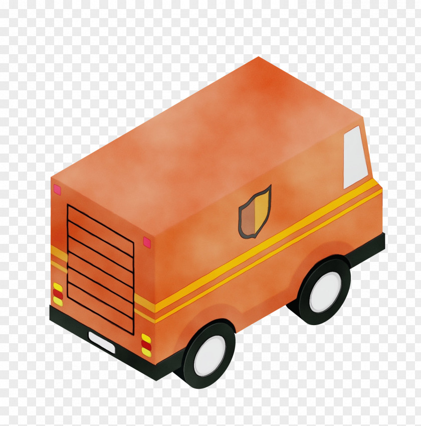 Toy Vehicle Car Orange PNG