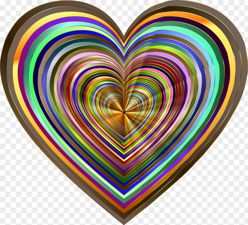 Tunnel Psychedelic Art Psychedelia Heart Clip PNG