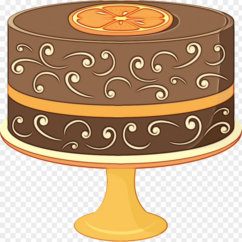 Cuisine Icing Cartoon Birthday Cake PNG