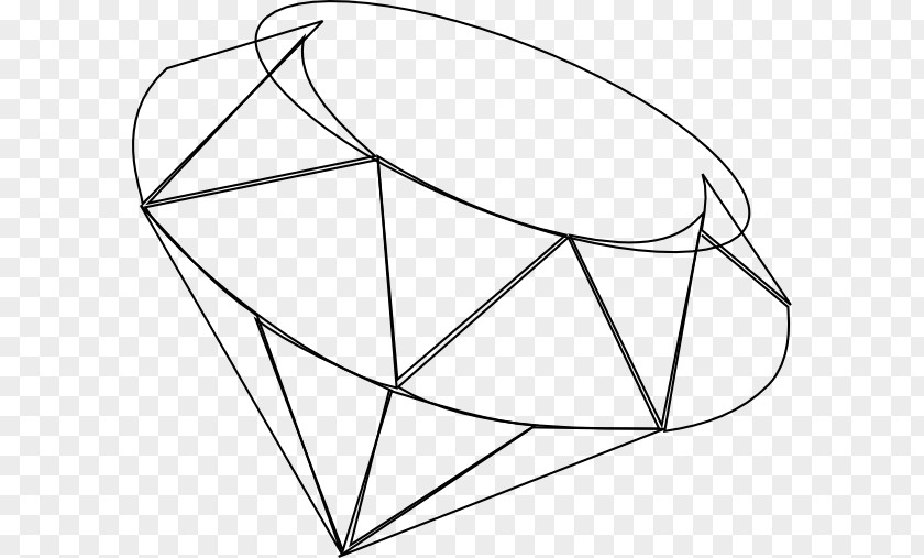 Diamond Drawing Cut Clip Art PNG