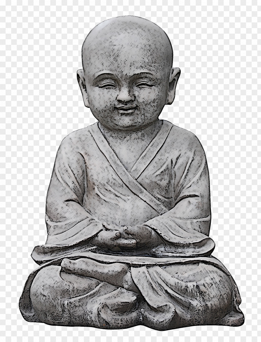 Gautama Buddha Statue Meditation Classical Sculpture Sitting PNG