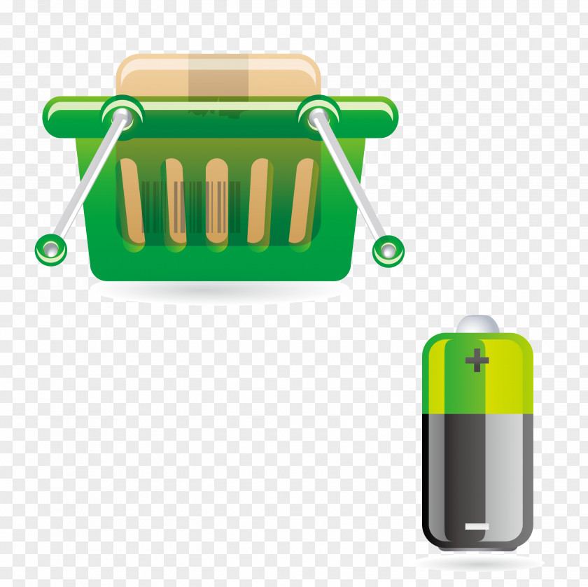 Shopping Energy Basket Icon PNG