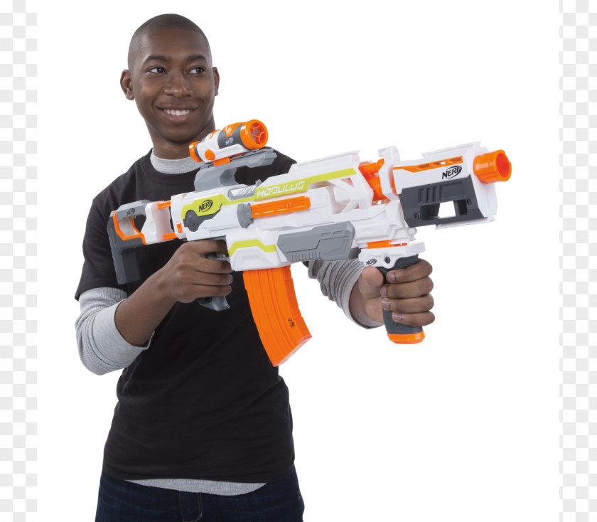 Toy Nerf N-Strike Elite NERF Modulus ECS-10 Blaster PNG