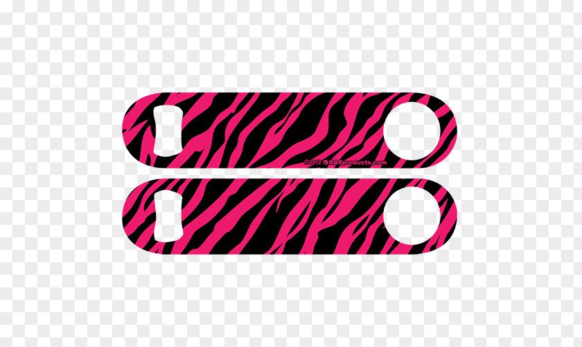 Watercolor Zebra Bottle Openers Pink M Pattern Font Line PNG