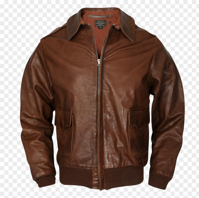 Jacket Leather A-2 Flight PNG