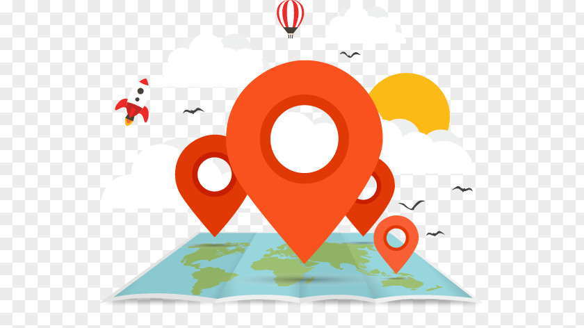 Map With Landmarks Vector Material Downloaded, Aurangabad Toronto Location Business PNG