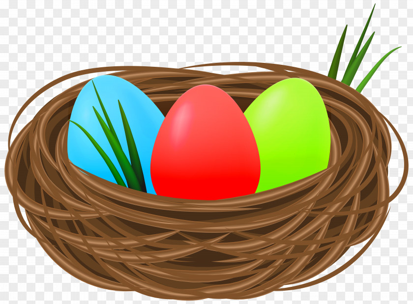 Nest Easter Egg Clip Art PNG