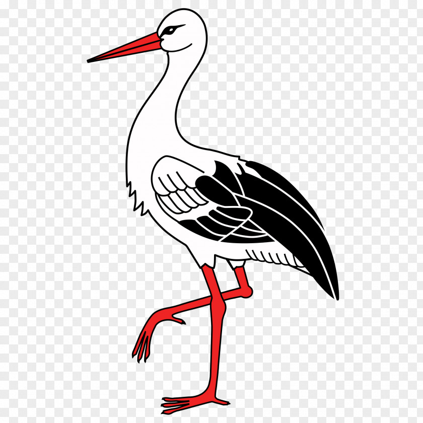 Stork Bird Clip Art PNG