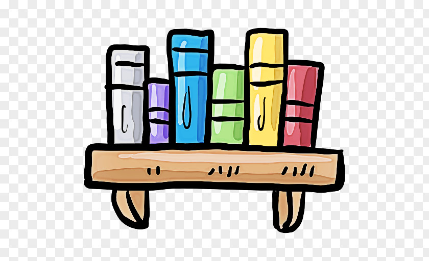 Bookcase Shelf Books Furniture Library PNG