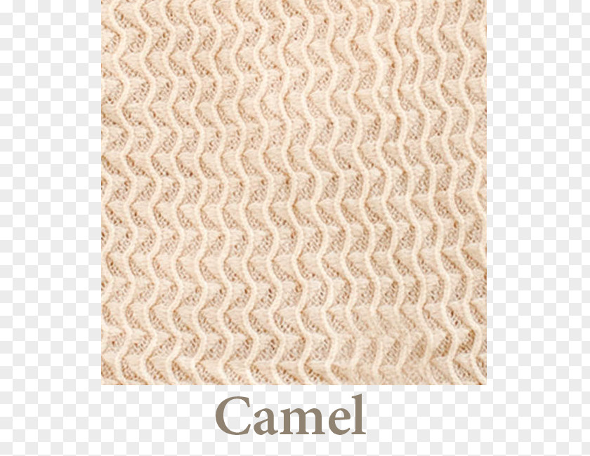 Camel Wool Afghan Material Beige PNG