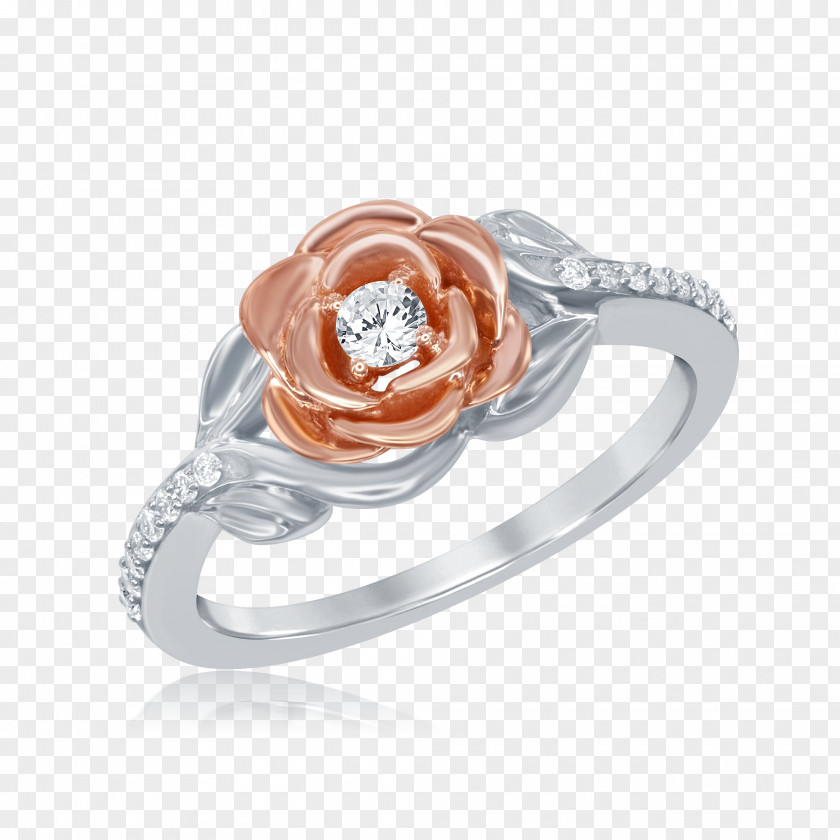 Flower Ring Belle Wedding Engagement Jewellery PNG