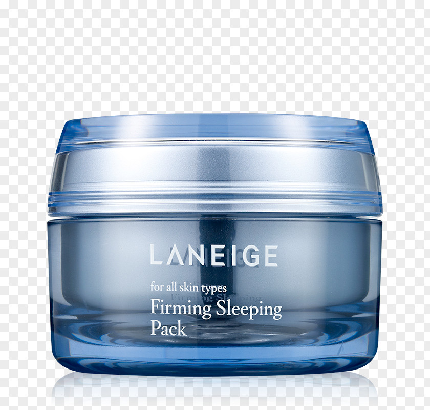 LANEIGE Water Sleeping Mask Time Freeze Firming Skin Care Lotion PNG