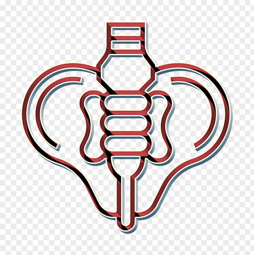 Logo Emblem Anatomy Icon Bone Hip PNG