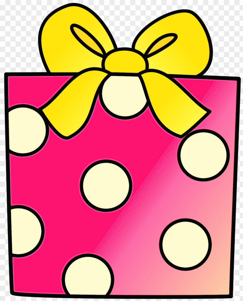 Magenta Pink Christmas Gift Drawing PNG