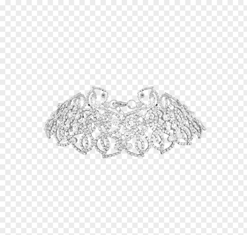 Necklace Choker Bracelet Jewellery Silver PNG