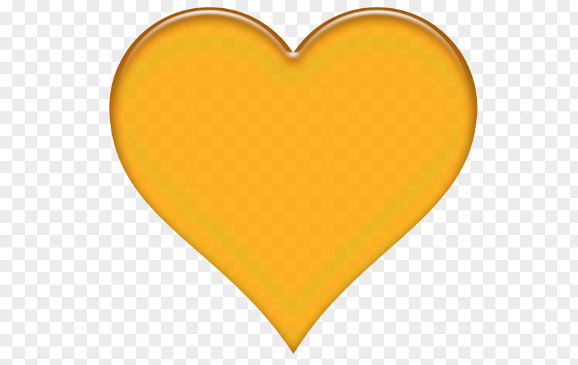 Gold Heart Digital Art Orange DeviantArt PNG