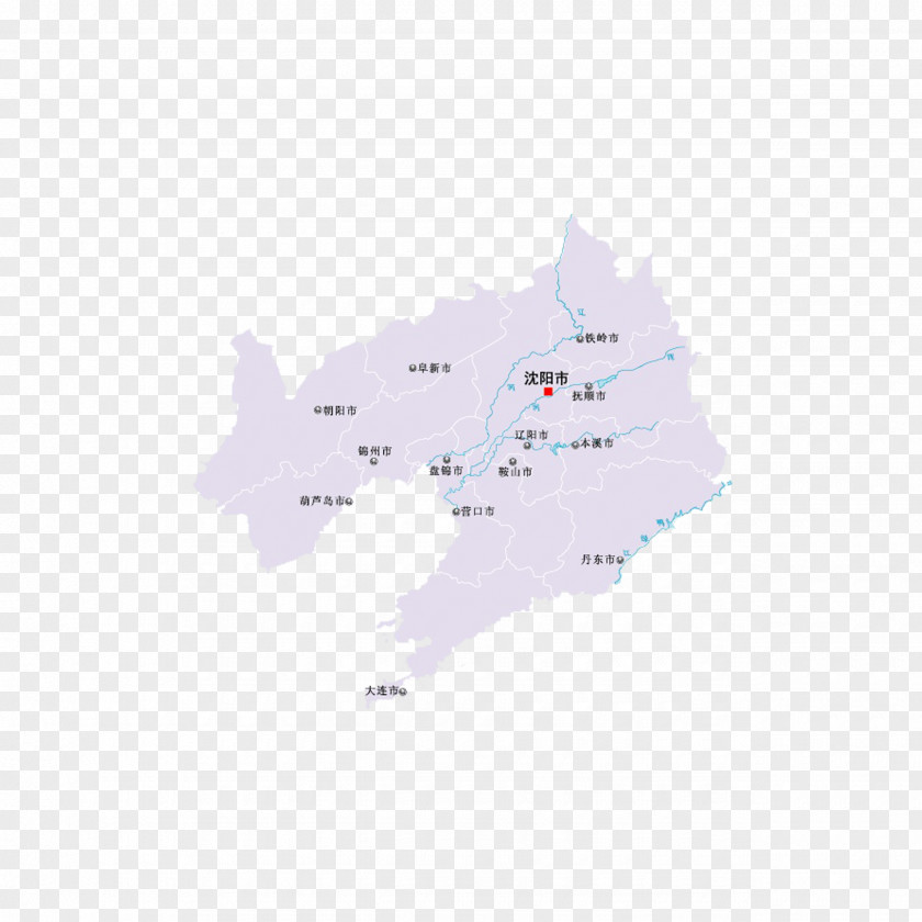 Liaoning City Map Area Pattern PNG