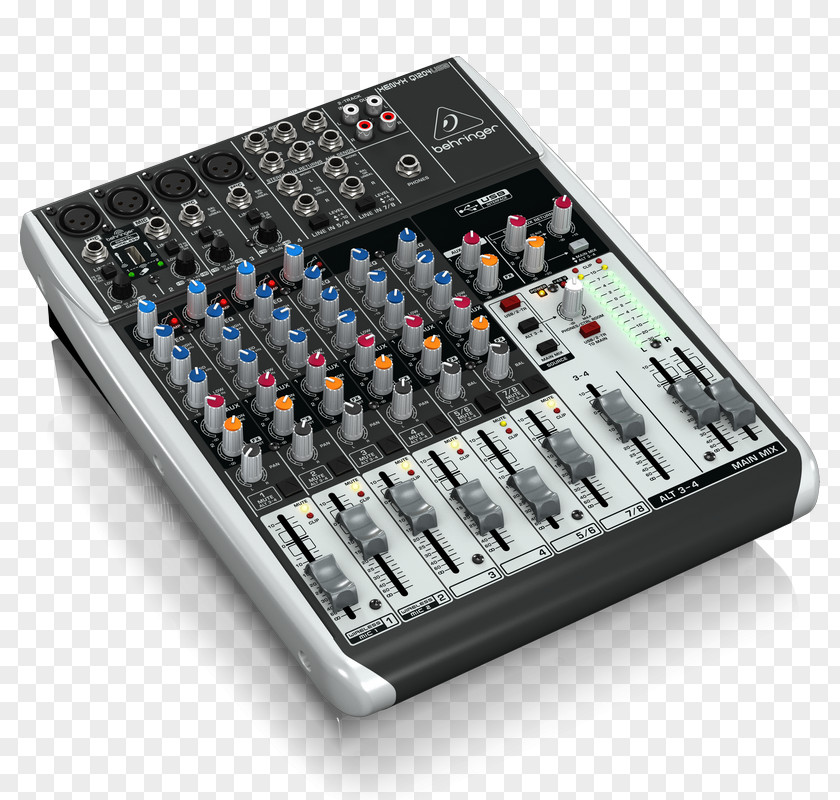 Microphone BEHRINGER Xenyx Q1204USB Audio Mixers XENYX 302USB PNG