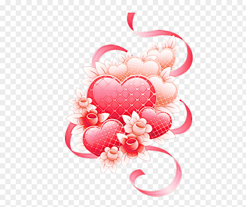 Pink Heart Plant PNG