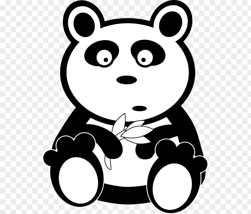 Qa Cliparts Giant Panda Bear Red Clip Art PNG