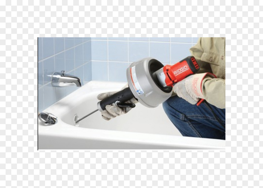 Sink Drain Cleaners Plumbing Ridgid Plumber's Snake PNG