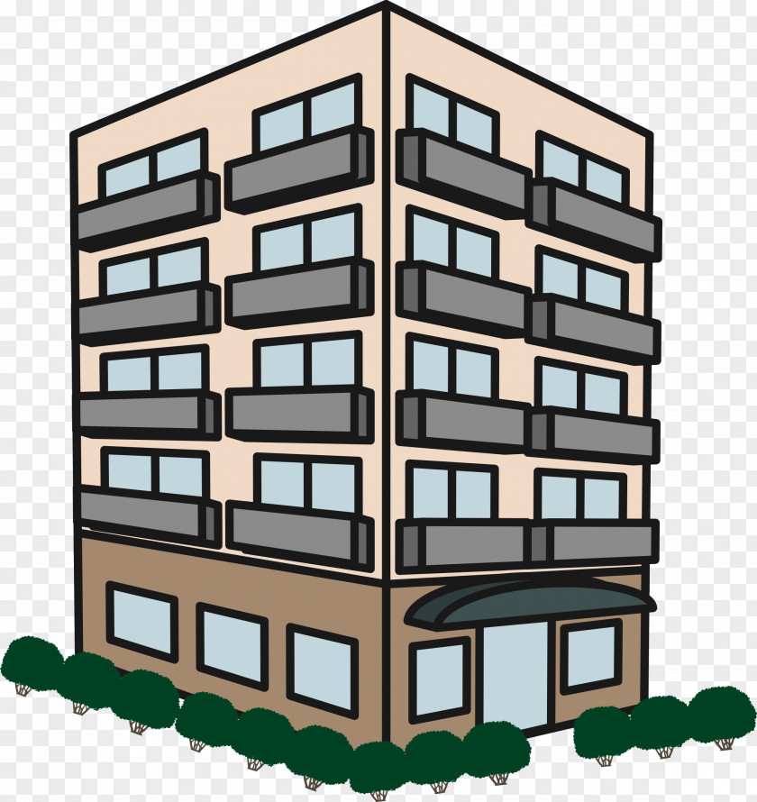 Building Apartment Condominium House Clip Art PNG