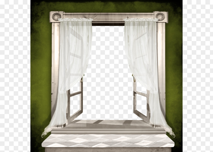 Cartoon Design Green Wall Windows Window Picture Frame PNG