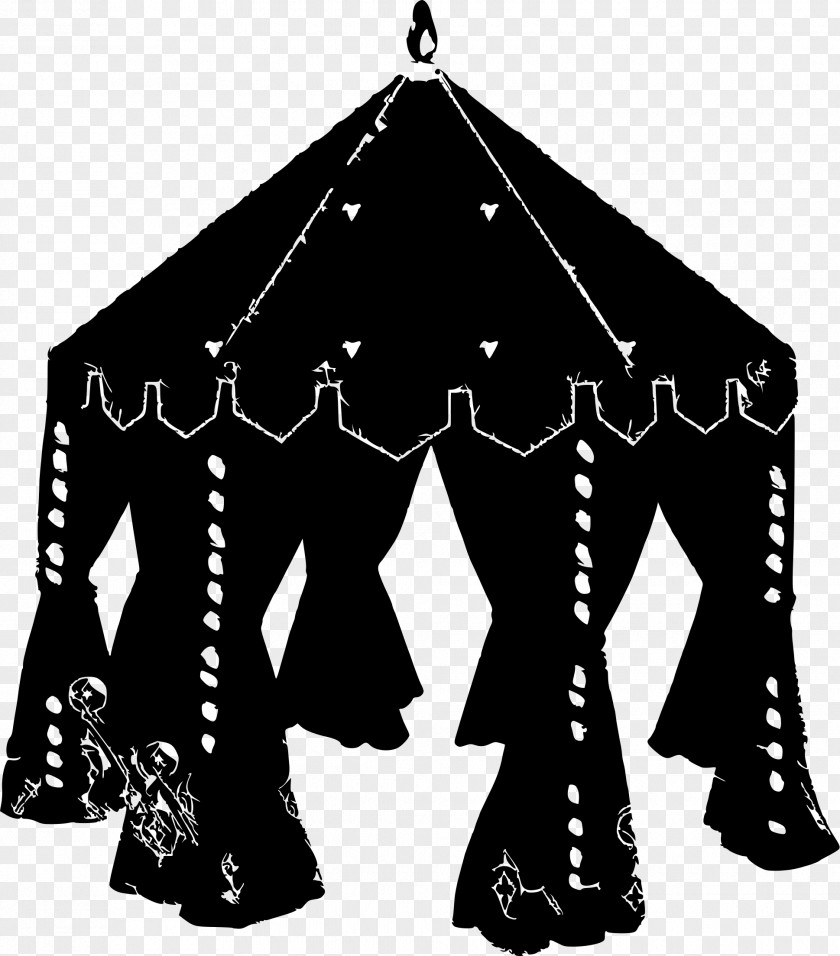 Circus Tent Monochrome Photography Clip Art PNG