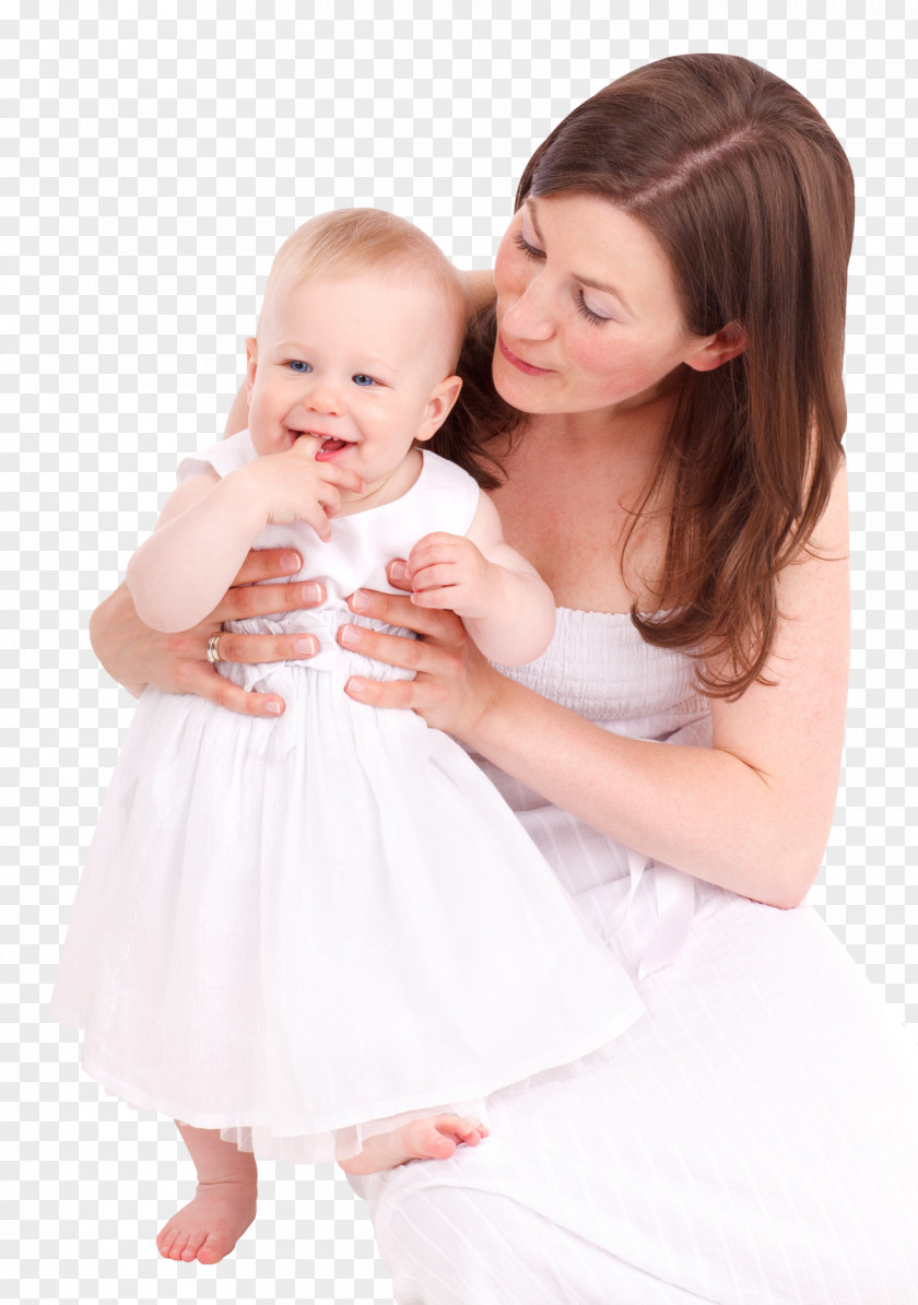 Happy Loving Mother And Her Baby Infant PNG