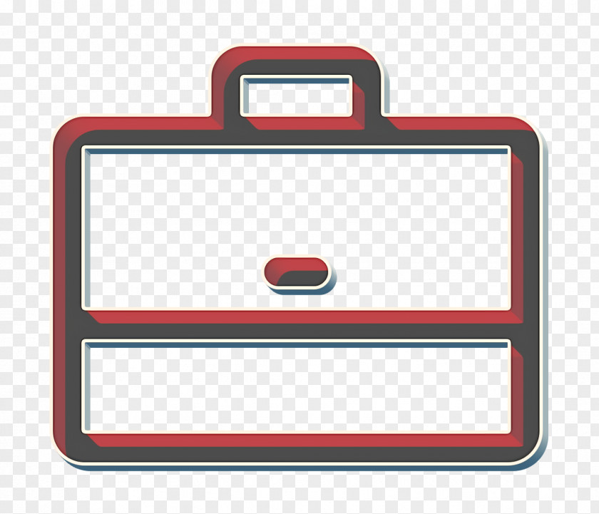 Rectangle Bag Briefcase Icon Job Suitcase PNG