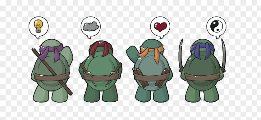 Thank You For Coming Raphael Leonardo Michaelangelo Donatello Turtle PNG