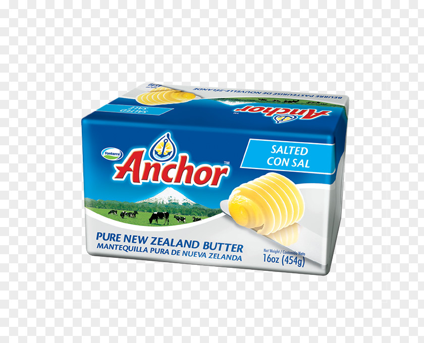 Anchor Unsalted Butter Food Grocery Store Dairy Products PNG