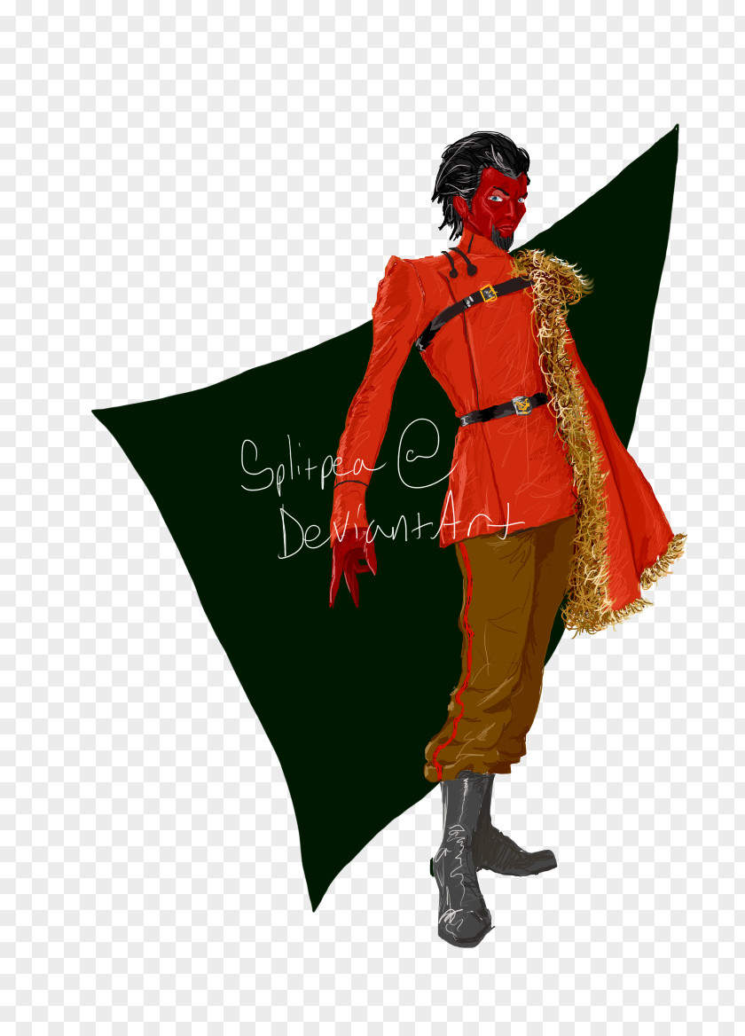 Azazel Costume Design Character PNG