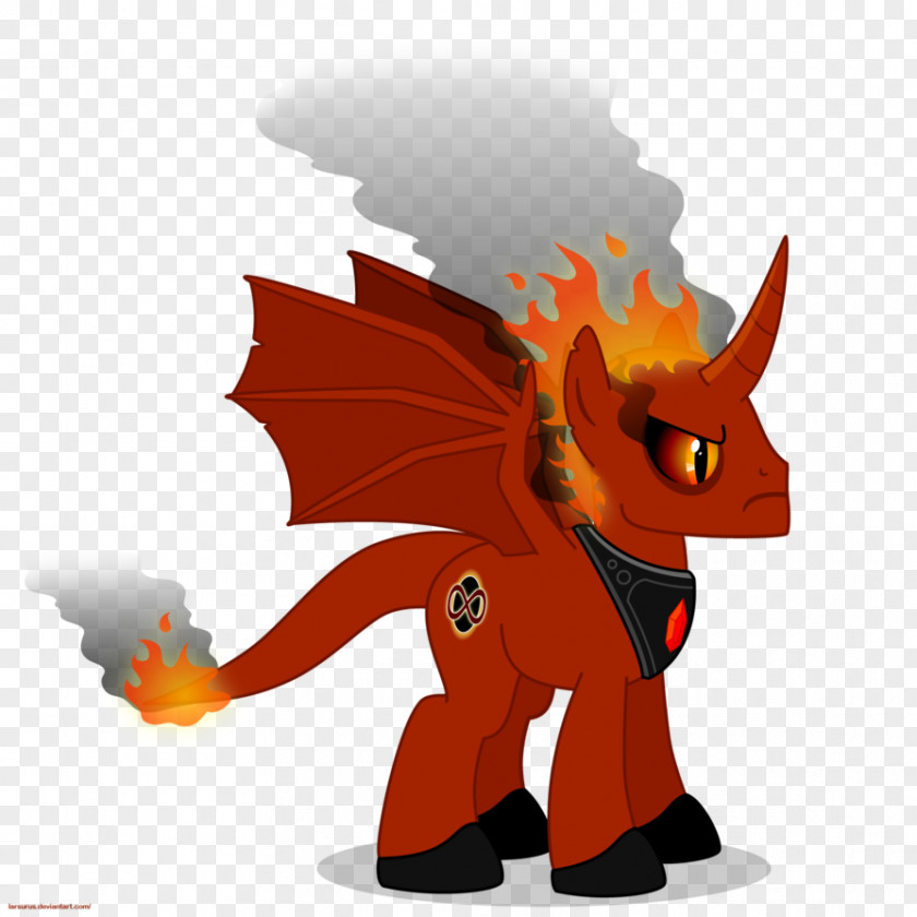 Infernal Darkness Dragon Pony Illustration Fluttershy Horse Cartoon PNG
