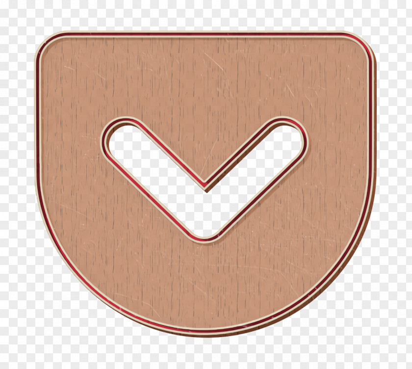 Metal Beige Line Icon Pocket Social PNG