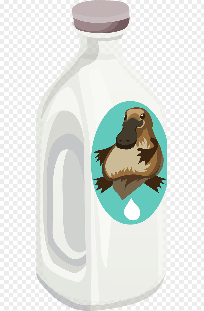 Milk Platypus Bottle Clip Art PNG