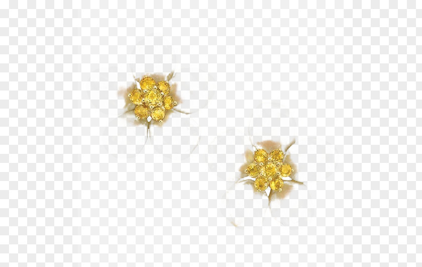 Mother Of Pearl Flower Earrings Earring Yellow Nacre PNG