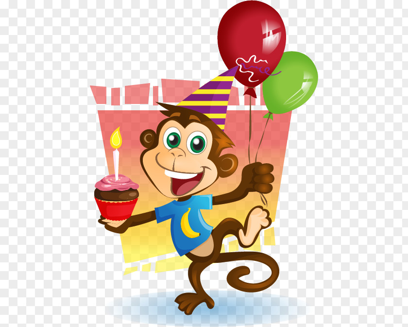 Party Monkey Cliparts Orangutan Ape Clip Art PNG