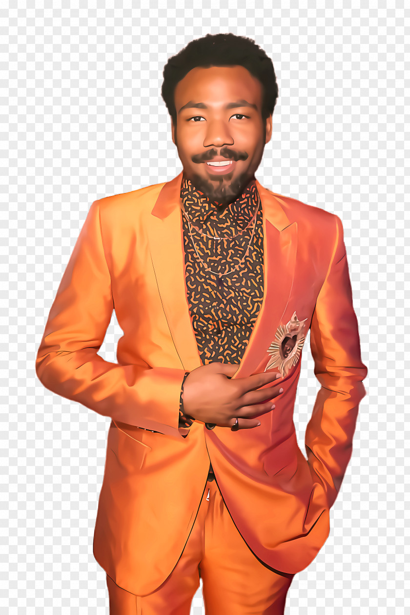 Top Gentleman Orange PNG