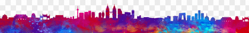 City ​​building Purple Dye Computer Wallpaper PNG