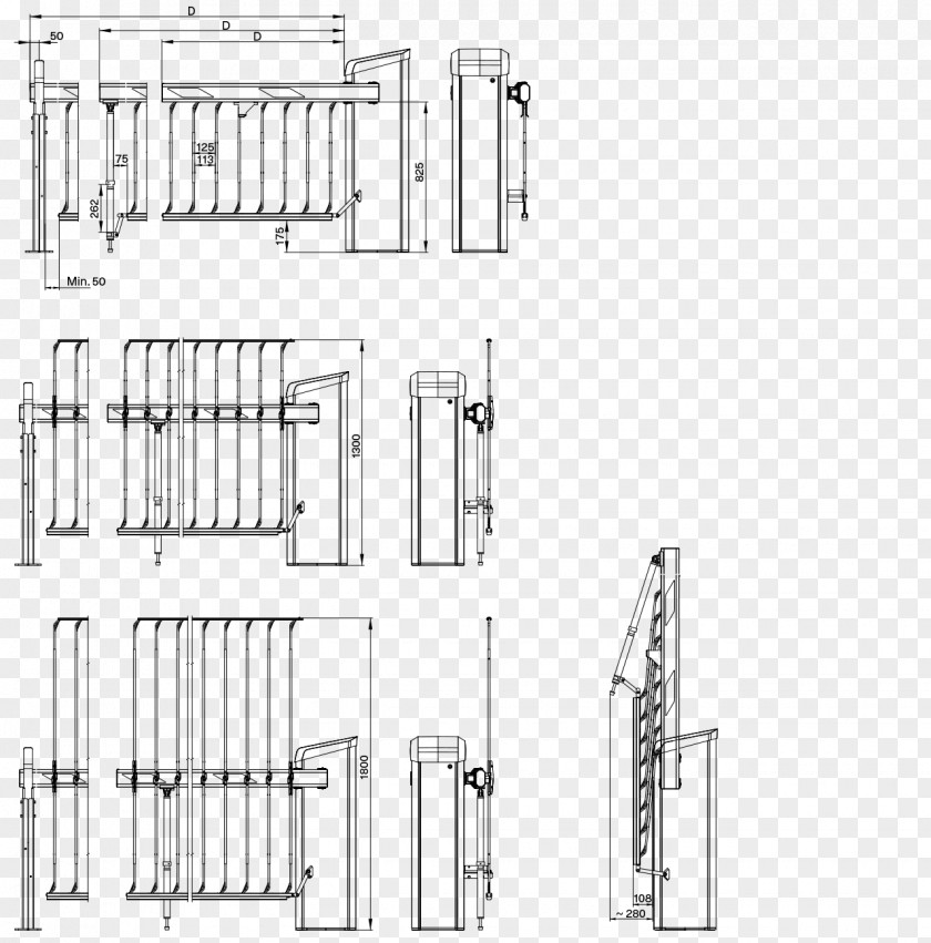 Paper Technical Drawing Furniture Line Art PNG