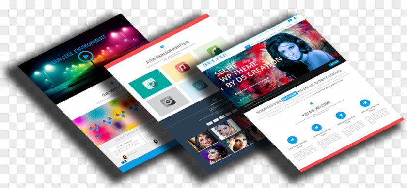 Selfie Responsive Web Design WordPress Computer Software Theme PNG