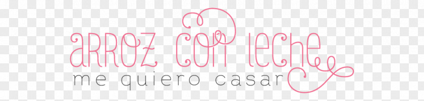 Arroz Con Leche Logo Brand Pink M Font PNG