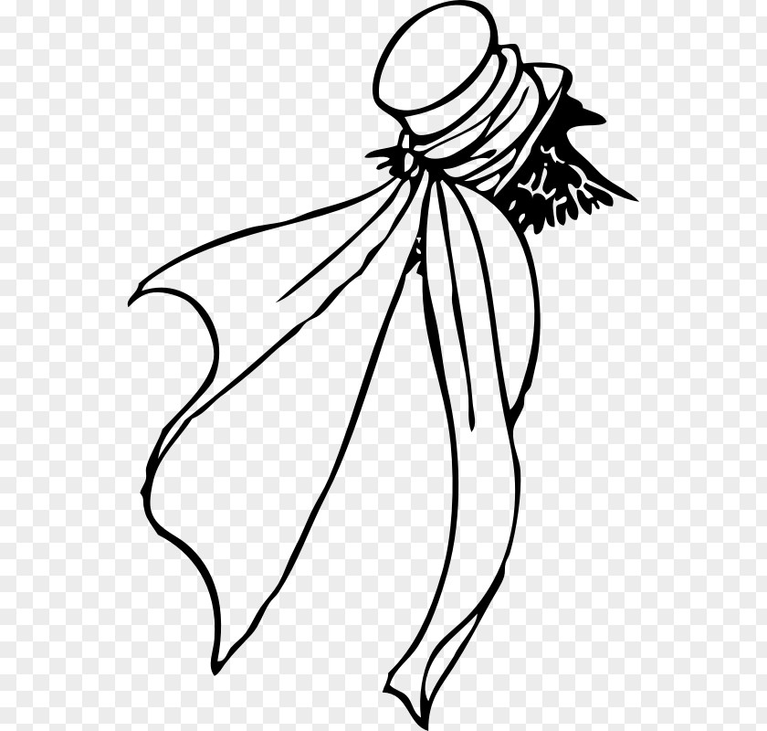 Bird Wearing A Hat Headscarf Clip Art PNG