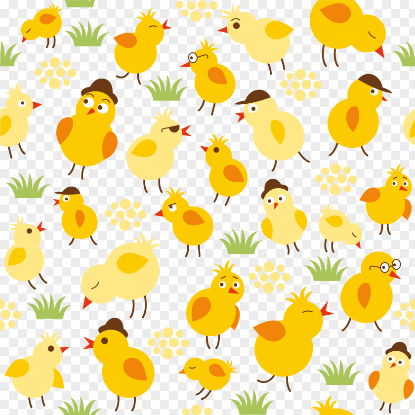 Cute Chick Vector Illustration Royalty-free Drawing PNG