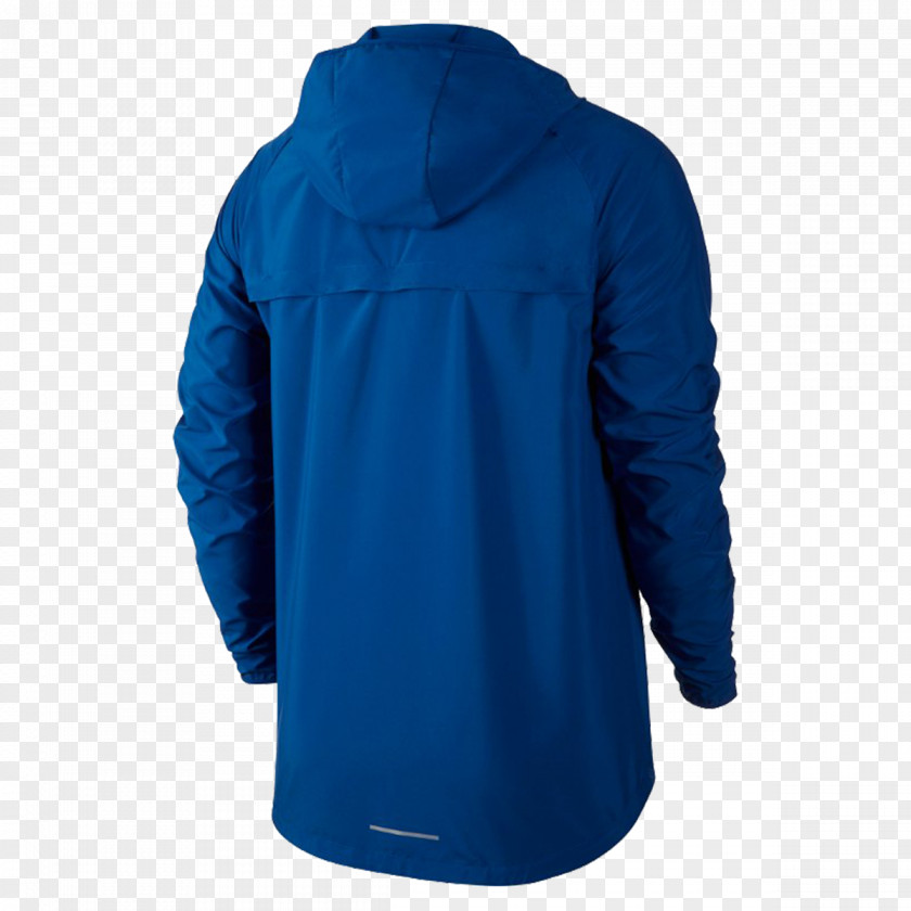 Fermuar Hoodie Cobalt Blue Polar Fleece PNG