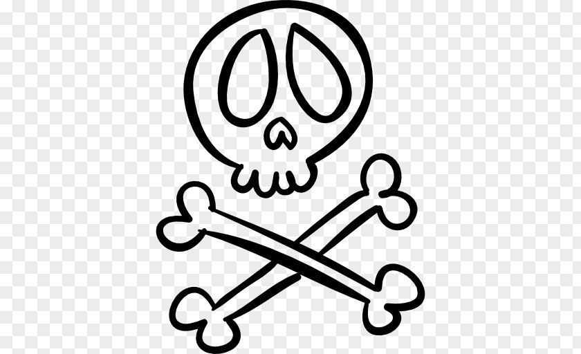 Halloween Skull And Crossbones Drawing Clip Art PNG