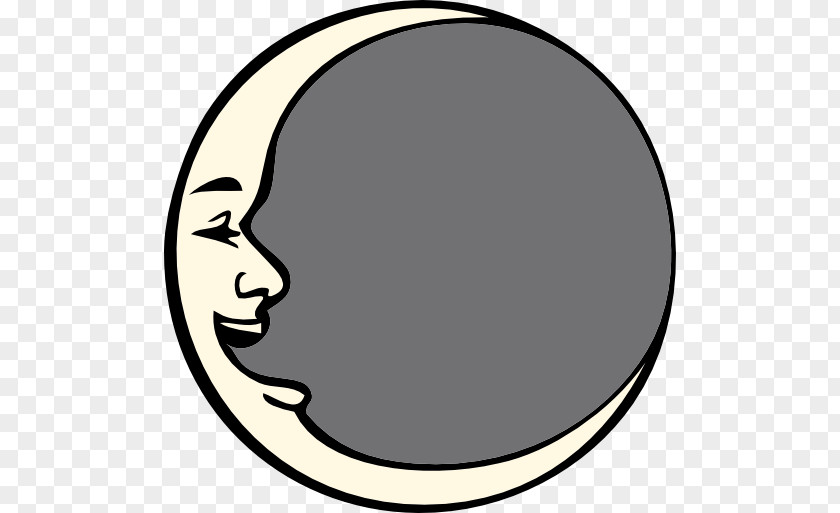 Moon Man In The Smiley Clip Art PNG