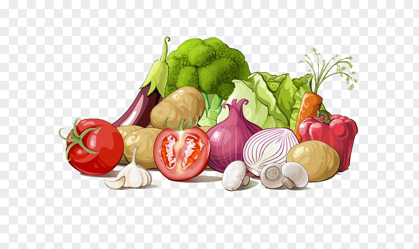 Cartoon Vegetables Vegetable Ragout Food Carrot Illustration PNG