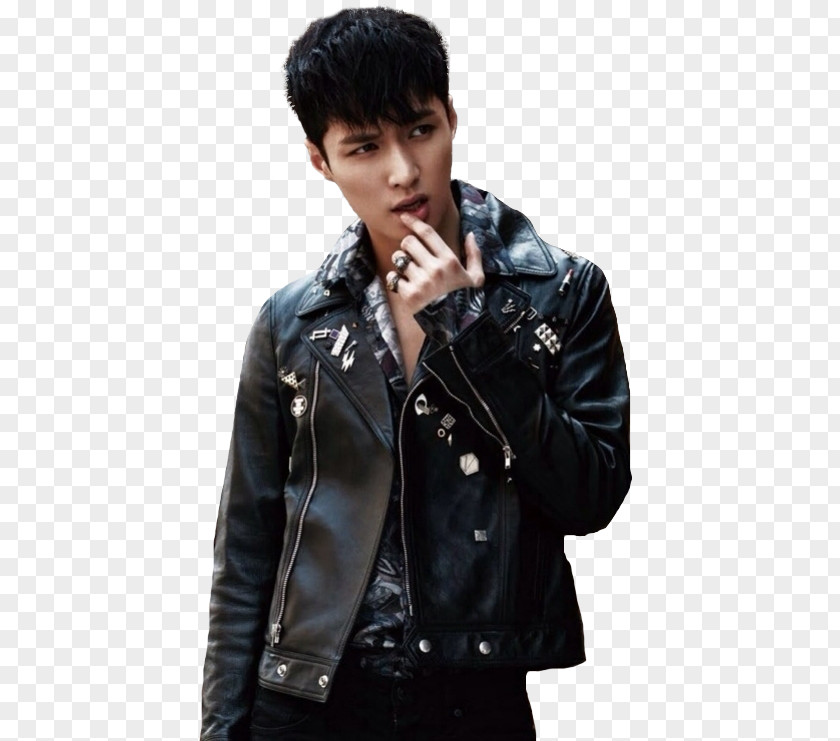 Exo M Leather Jacket Yixing Zhang EXO Don't Mess Up My Tempo PNG